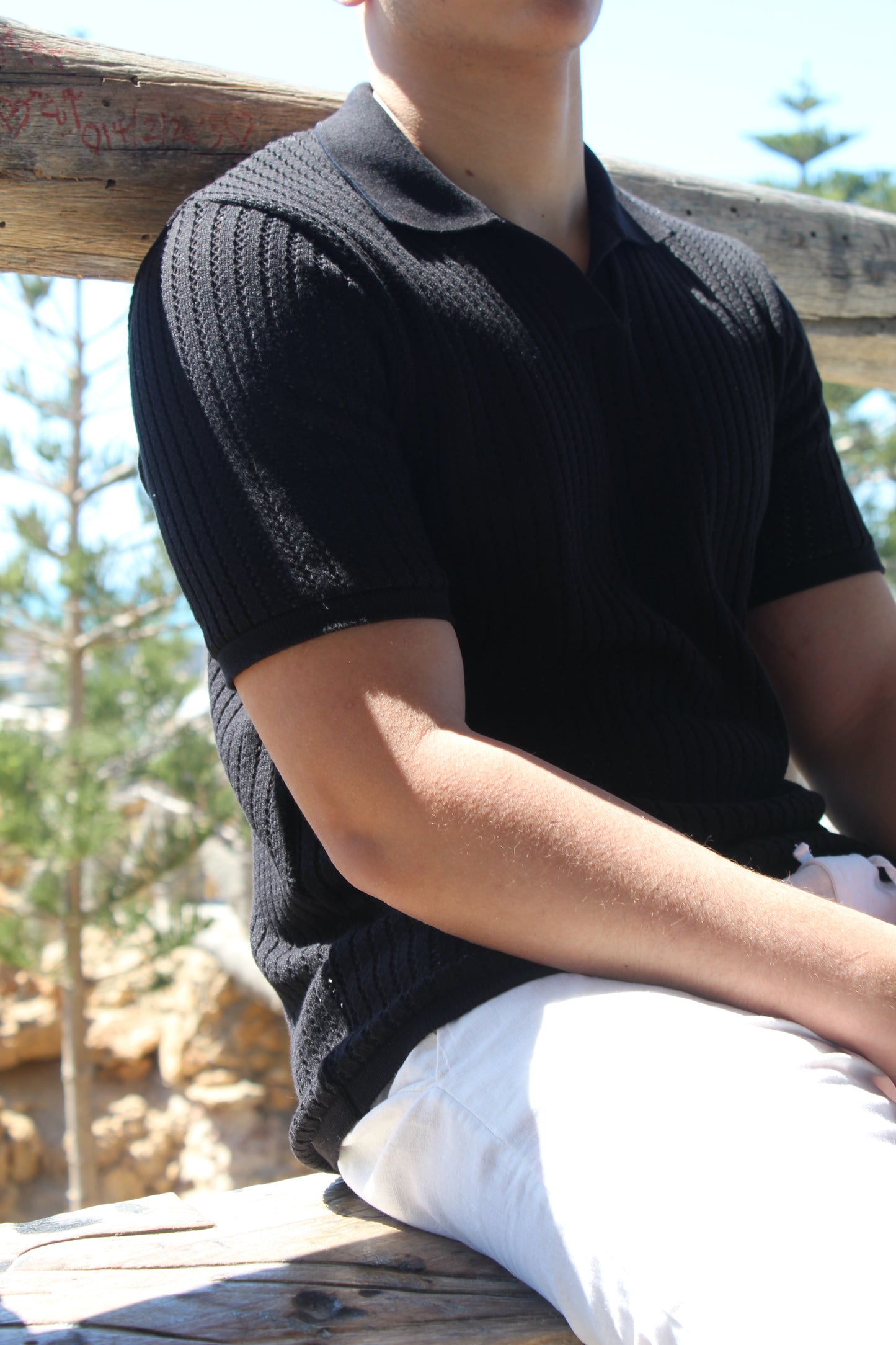 Knitted Polo T-shirt