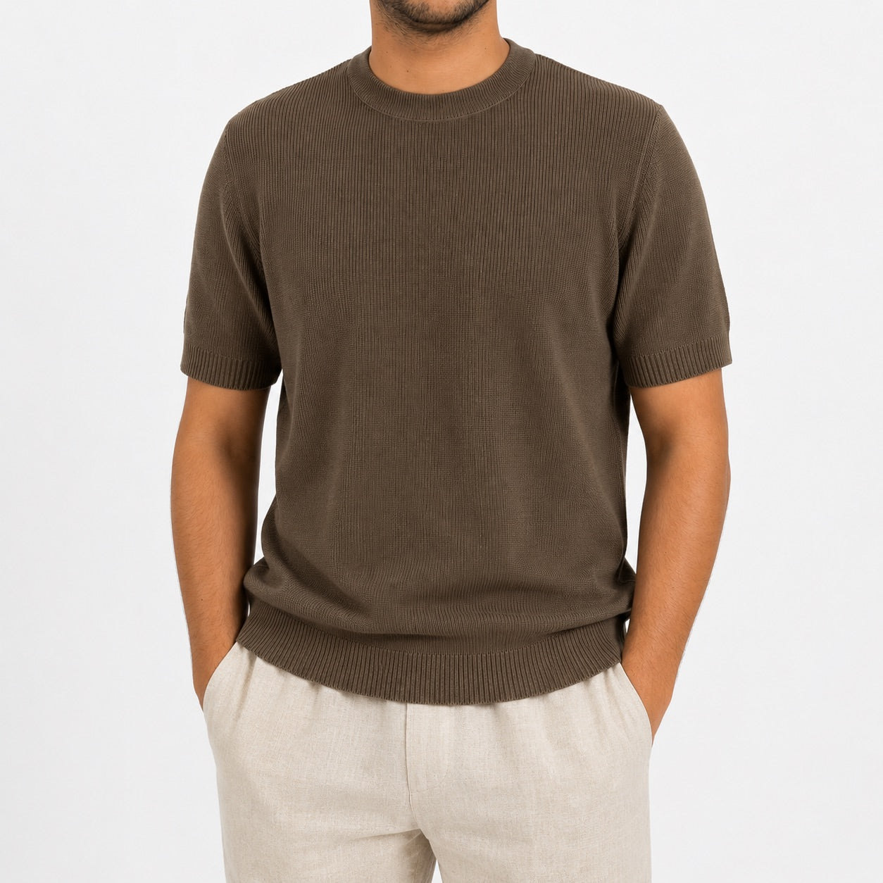 Knitted Round Shirt