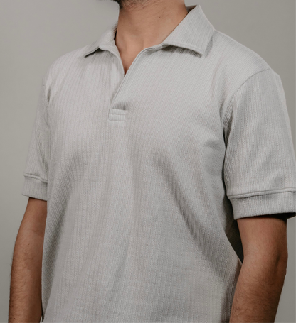 Textured Polo Shirt