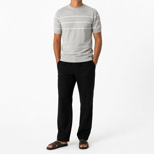 Striped Grey Knit