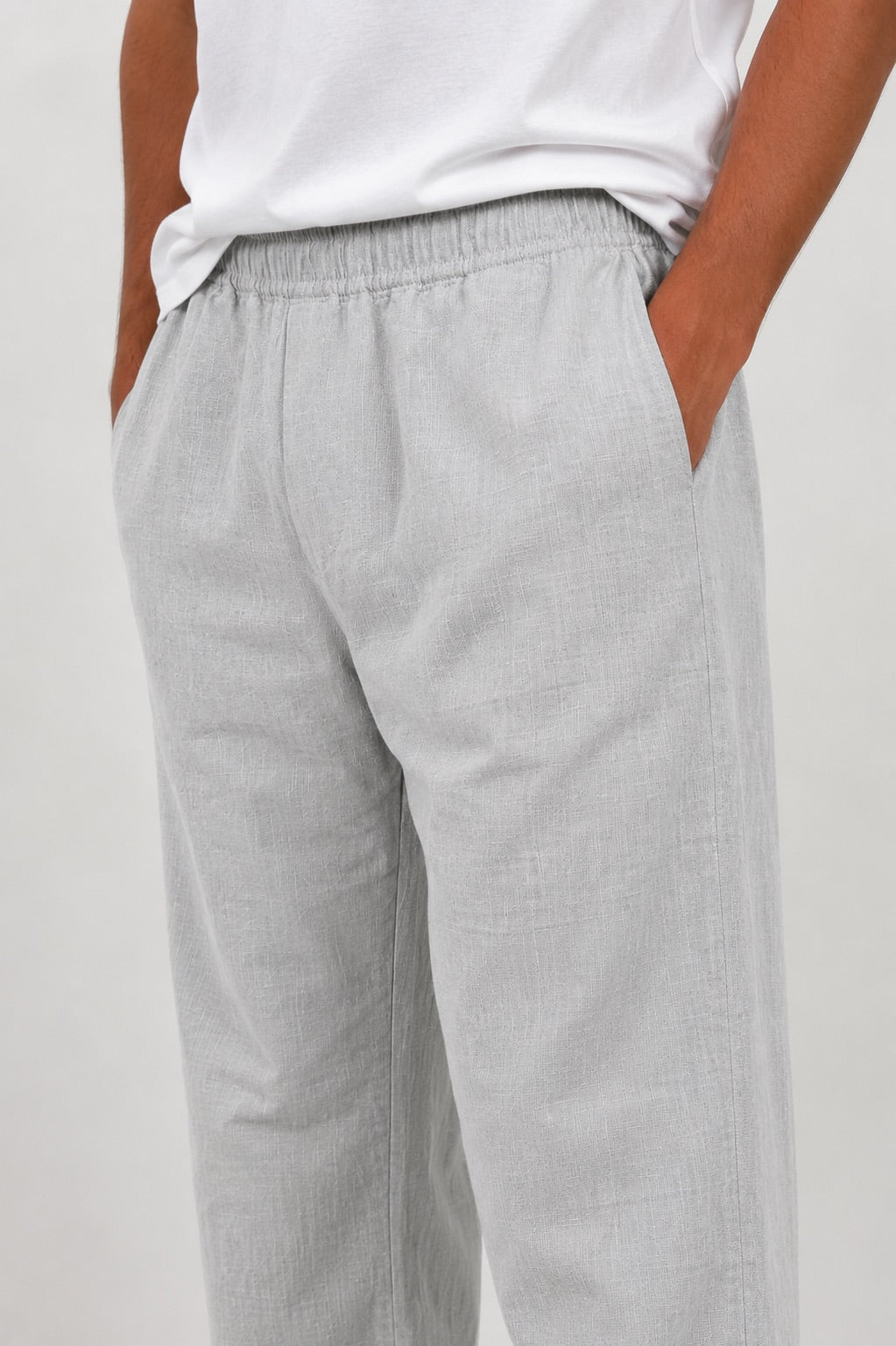 Textured Grey Pants