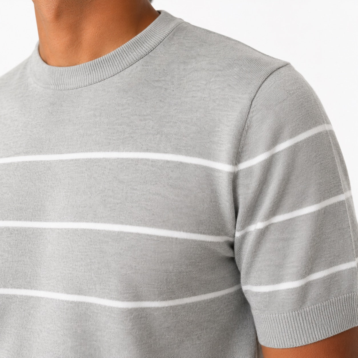 Striped Grey Knit