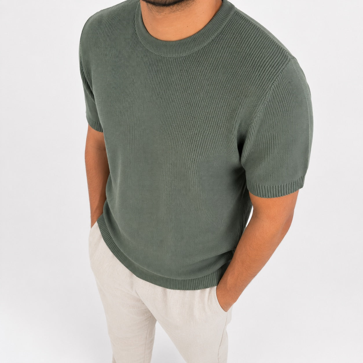 Knitted Round Shirt