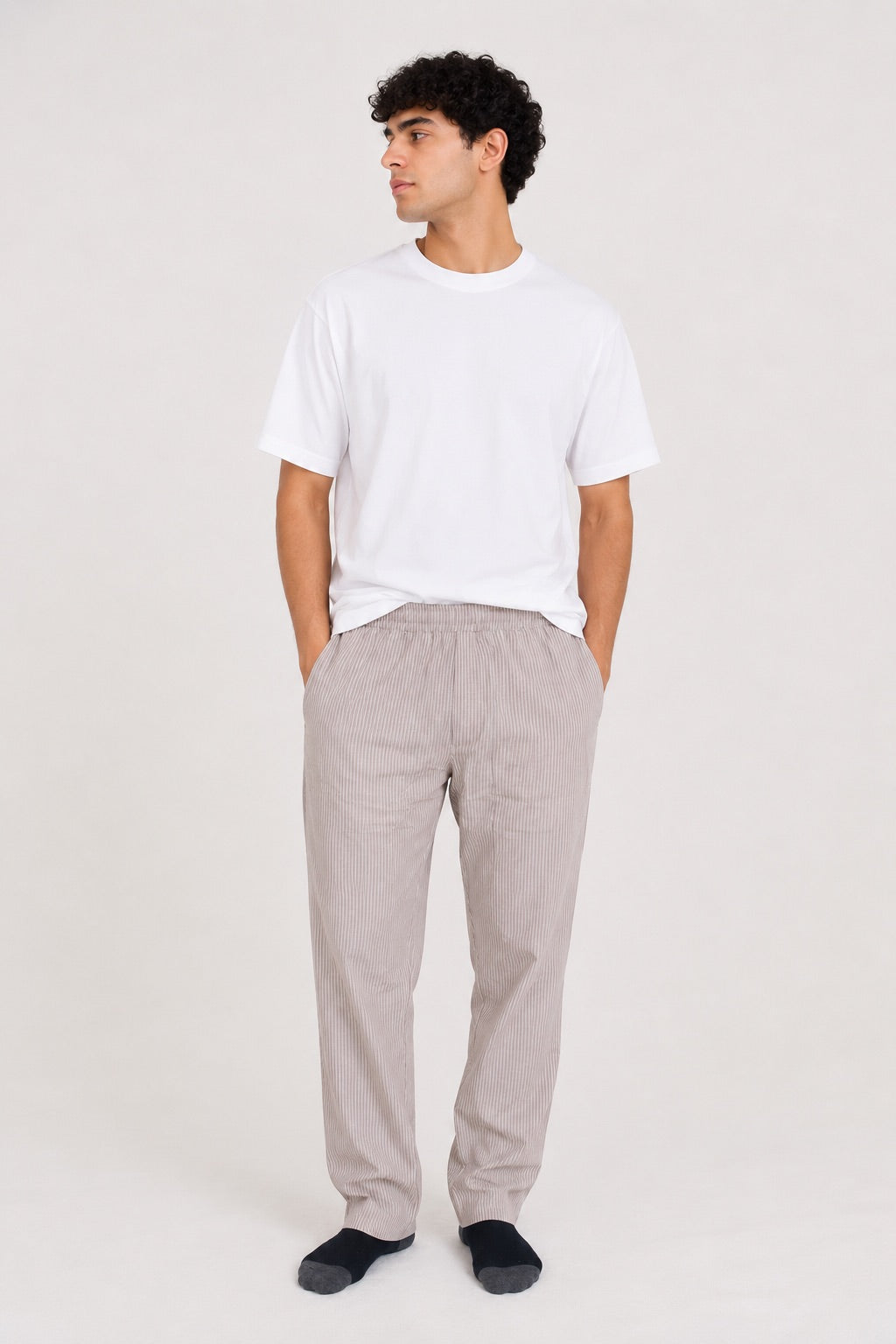 Striped Brown Pants
