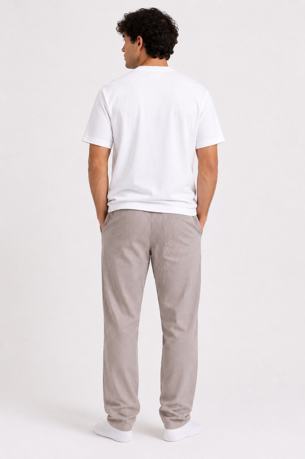 Striped Brown Pants