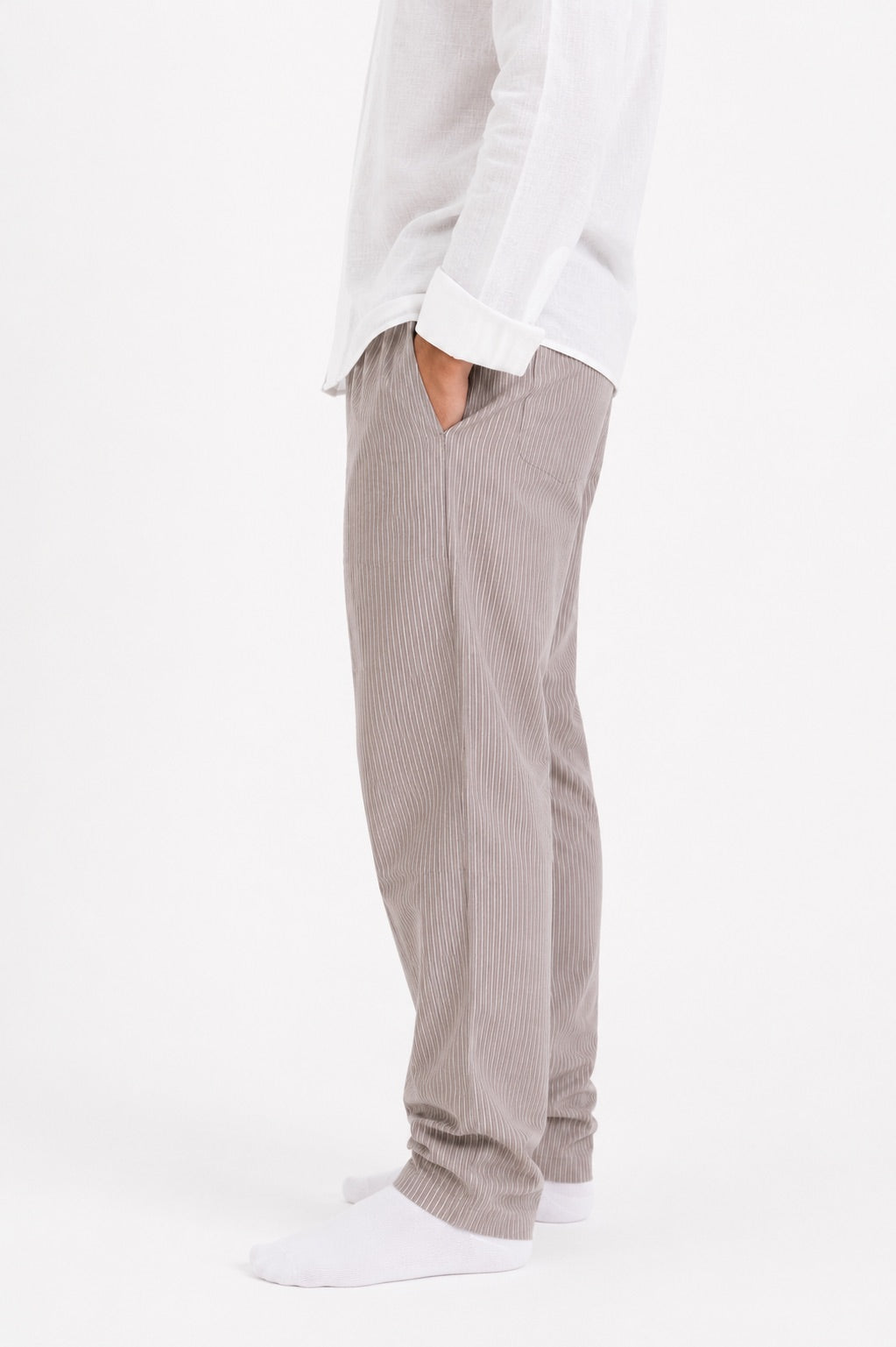 Striped Brown Pants
