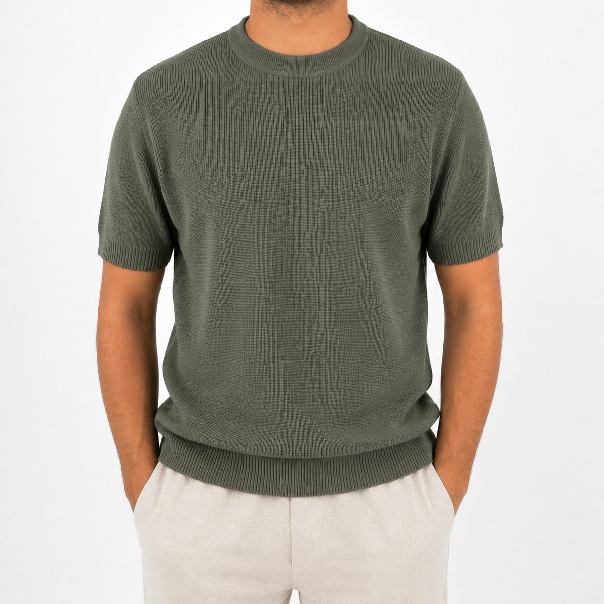 Knitted Round Shirt
