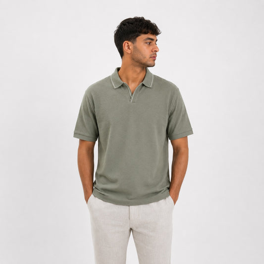 Textured Polo