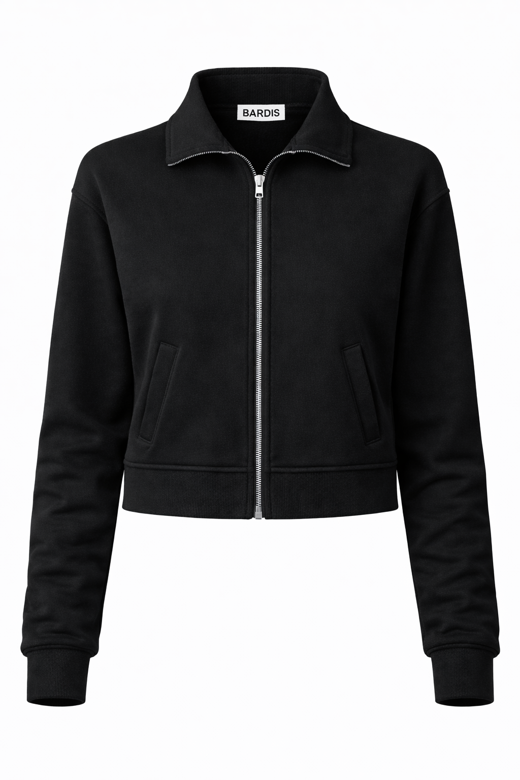 Cropped Zip-Up Jacket