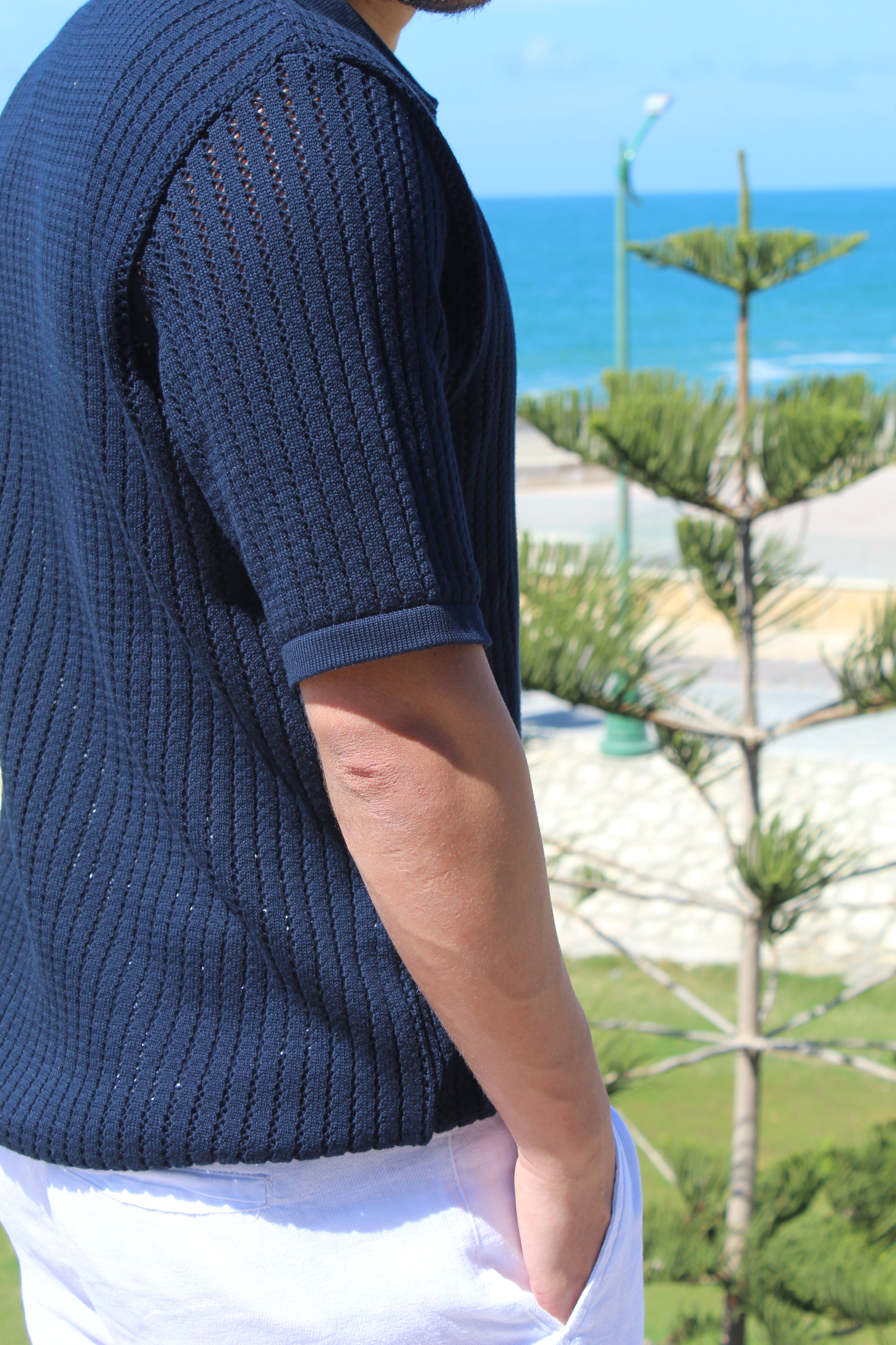 Knitted Polo T-shirt