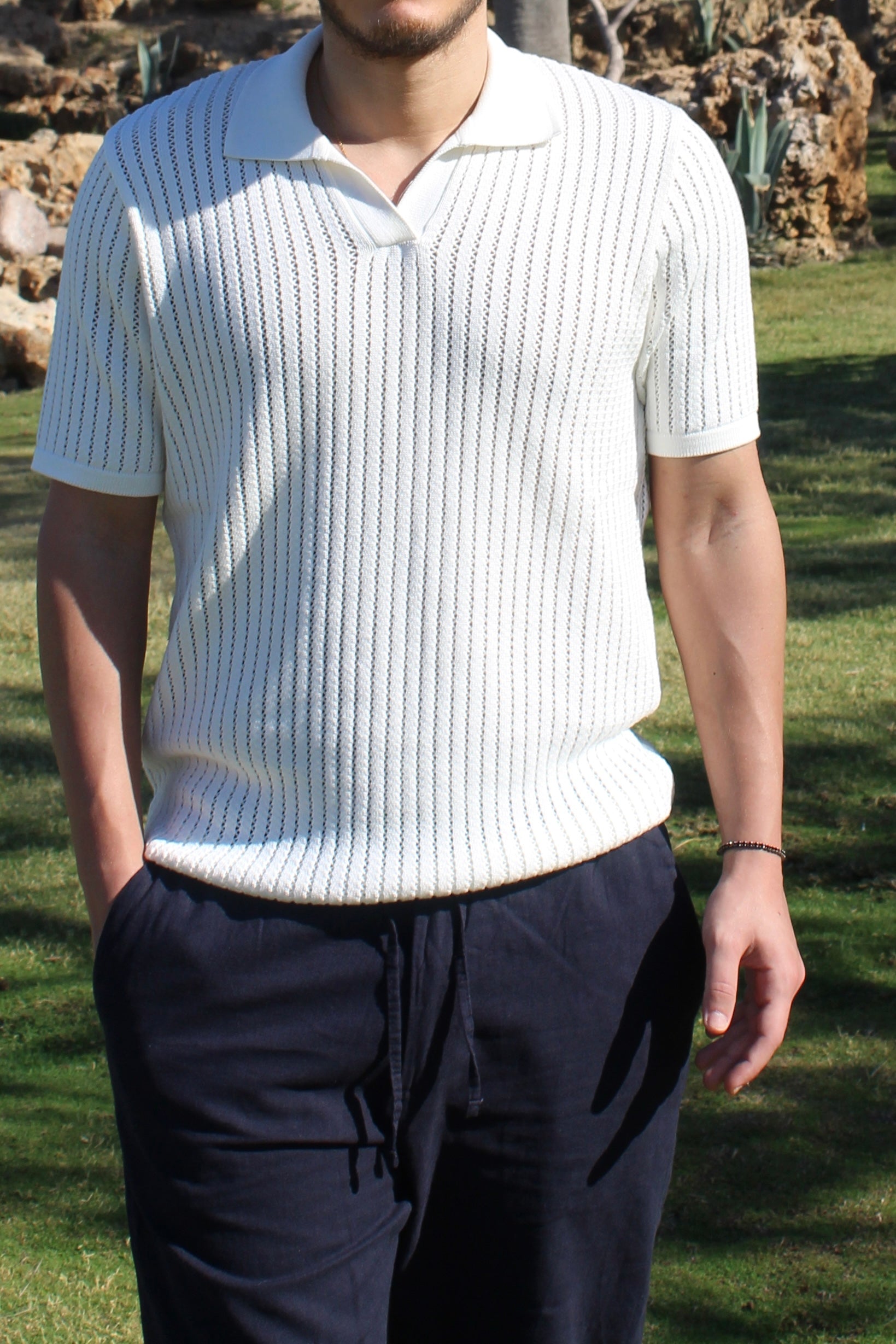 Knitted Polo T-shirt