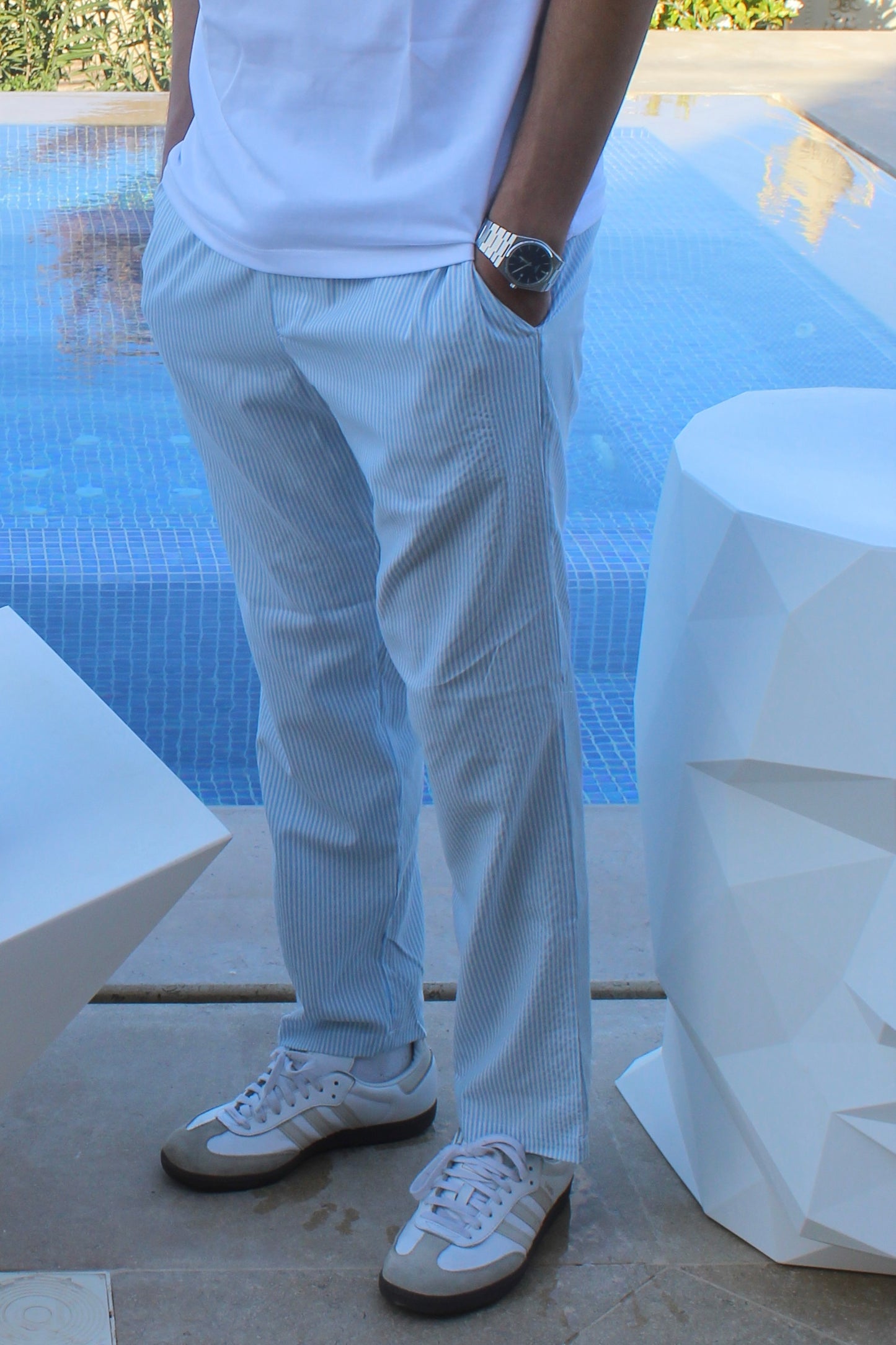 Casual striped pants