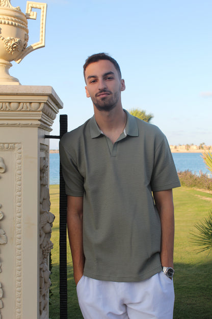 Polo Jacquard Tshirt