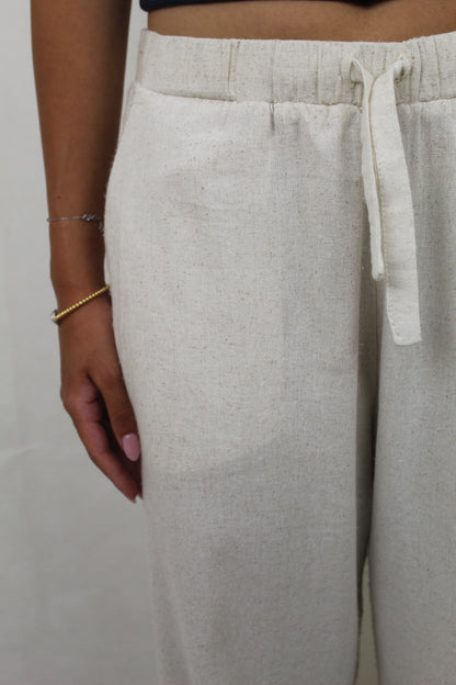 Linen blend Pants