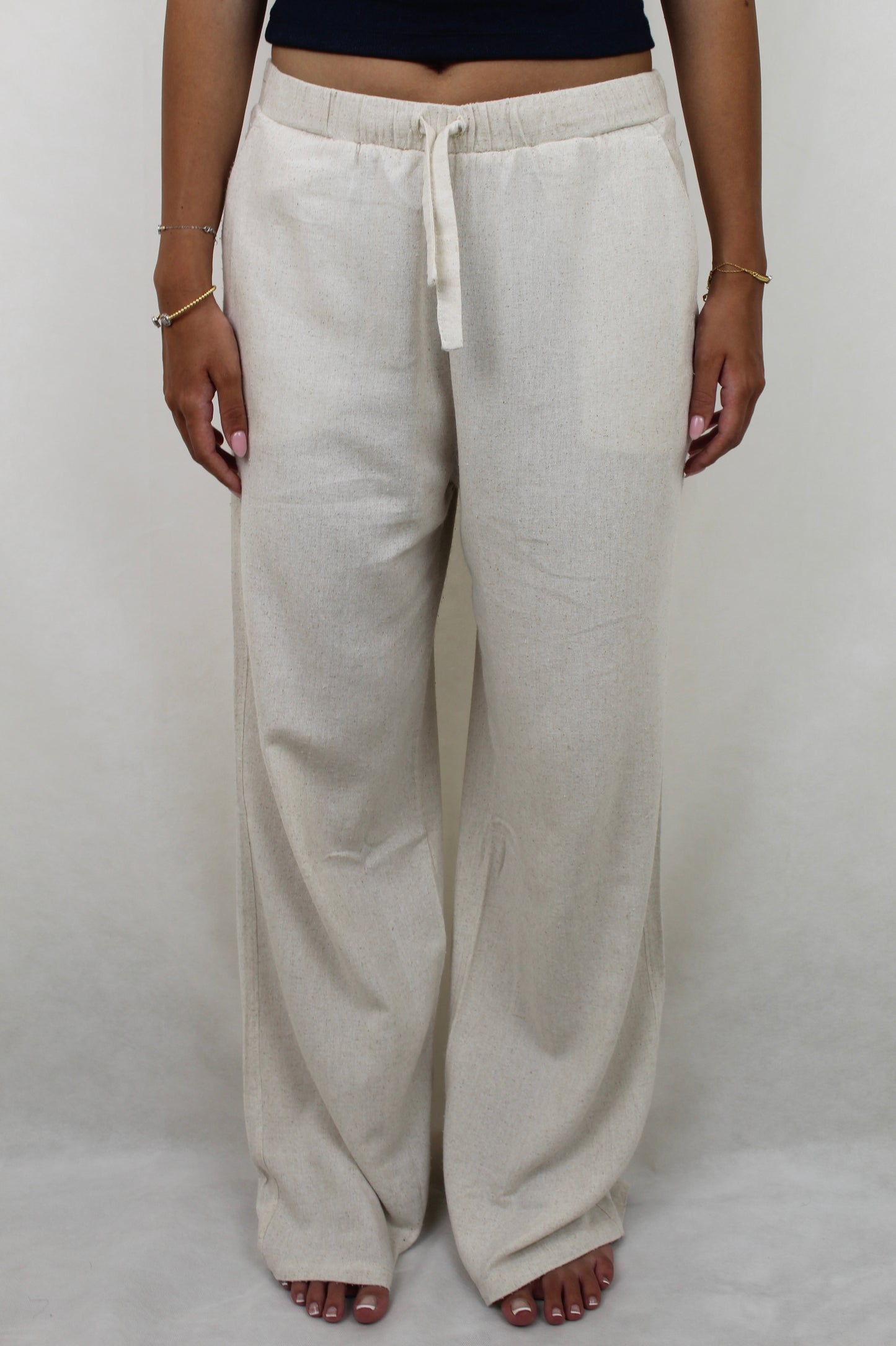 Linen blend Pants