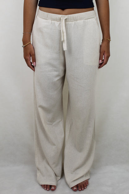 Linen blend Pants