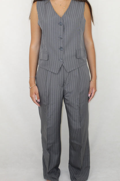 Tailored Striped Set
