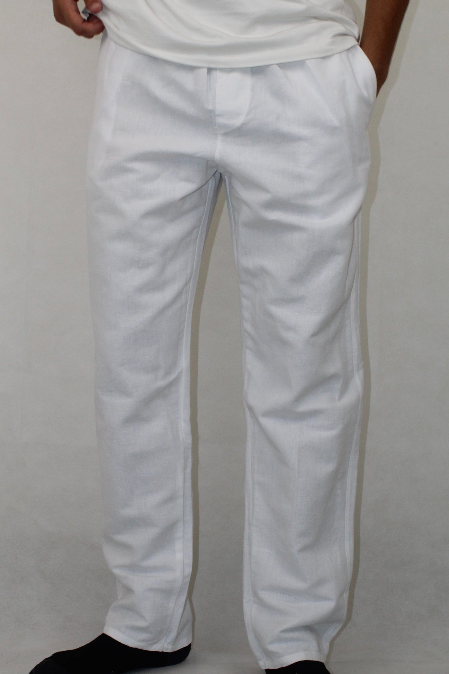 White Linen Pants