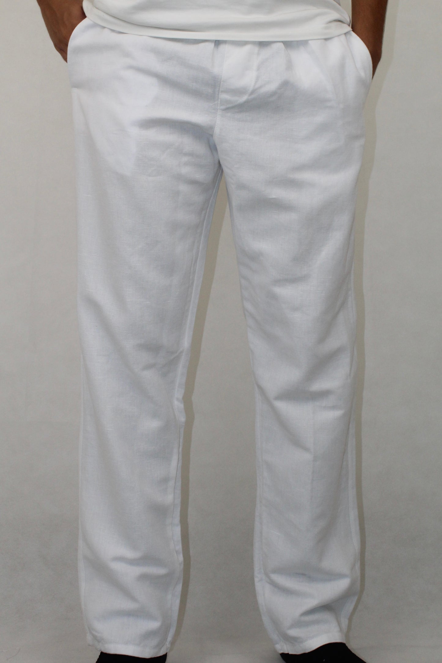 White Linen Pants