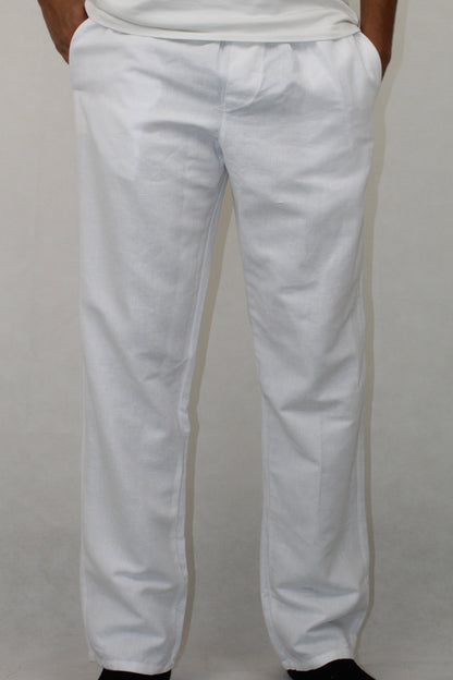 White Linen Pants