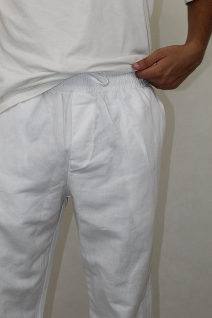 White Linen Pants